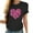 Z12-Black-wiyuqeen breast cancer gifts, variant on Breast Cancer Awareness Shirt Pink Ribbon Breast Cancer Support Squad Tshirts Crew Neck Daily Breast Cancer Awareness Casual Wear