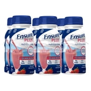 Ensure Plus Nutrition Shake, Strawberry 8 oz bottles (case of 24)
