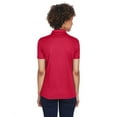thumbnail image 2 of UltraClub 8210L Ladies Cool & Dry Mesh Pique Polo Cardinal XXX-Large, 2 of 3