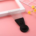 thumbnail image 3 of Metal Wide Teeth Salon Comb Afro Hair Pick Comb Insert Detangle Hairbrush, 3 of 8