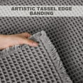 thumbnail image 4 of Eurhowing Waffle Bathroom Rugs 24"×36", Ultra Absorbent Non-Slip Bath Mat, Quick Dry Washable Bathroom Floor Mat, Gray, 4 of 7
