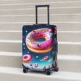 thumbnail image 5 of Yiaed Starry Sky Colorful Donut Print Travel Luggage Cover Suitcase Protector Fits 18-32 Inch Luggage Wheel Covers Patterned Elastic Luggage Anti-scratch（No luggage）-X-Large, 5 of 5