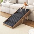 thumbnail image 2 of YINGYING Dog Stairs for Small Dogs, 2-in-1 Pet Steps & Ottoman Folding Wooden Non-Slip Pet Ramp for Puppy Senior Dogs, 2 of 15