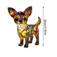 thumbnail image 3 of Chihuahua Lamp,Chihuahua Dog Table Lamp Decor,Colorful Animal Bedside Lamps,Vintage Dog Night Lights for Home Office Living Room Desktop Display (Chihuahua B), 3 of 5