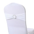 thumbnail image 1 of Lazos para sillas, 30 Uds., banda elástica para cubierta de silla con hebilla deslizante para boda, fiesta, ceremonia, recepción, decoración de banquete, 1 of 5