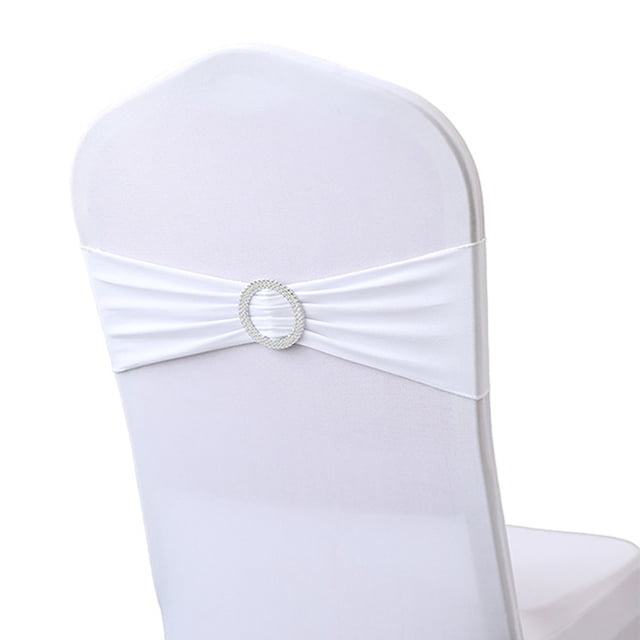 Lazos para sillas, 30 Uds., banda elástica para cubierta de silla con hebilla deslizante para boda, fiesta, ceremonia, recepción, decoración de banquete