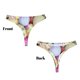 thumbnail image 3 of Balery Colorful Easter Eggs Tangas de Algodón para Mujer con Estampado – Ropa Interior Sexy, Transpirable, G-string-X-Large, 3 of 6