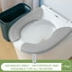 thumbnail image 1 of Fiudx Cojín de Inodoro de Invierno, Material Eva Grueso, Superficie Antisuciedad, Fácil de Limpiar, Ajuste Universal (U/O/Rectangular), Cómodo Accesorio de Baño, 40 X 12 Cm, 1 of 3