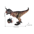thumbnail image 4 of Modelo de dinosaurio HUOGUO de juguete liso pintado a mano para regalo para niño, 4 of 5