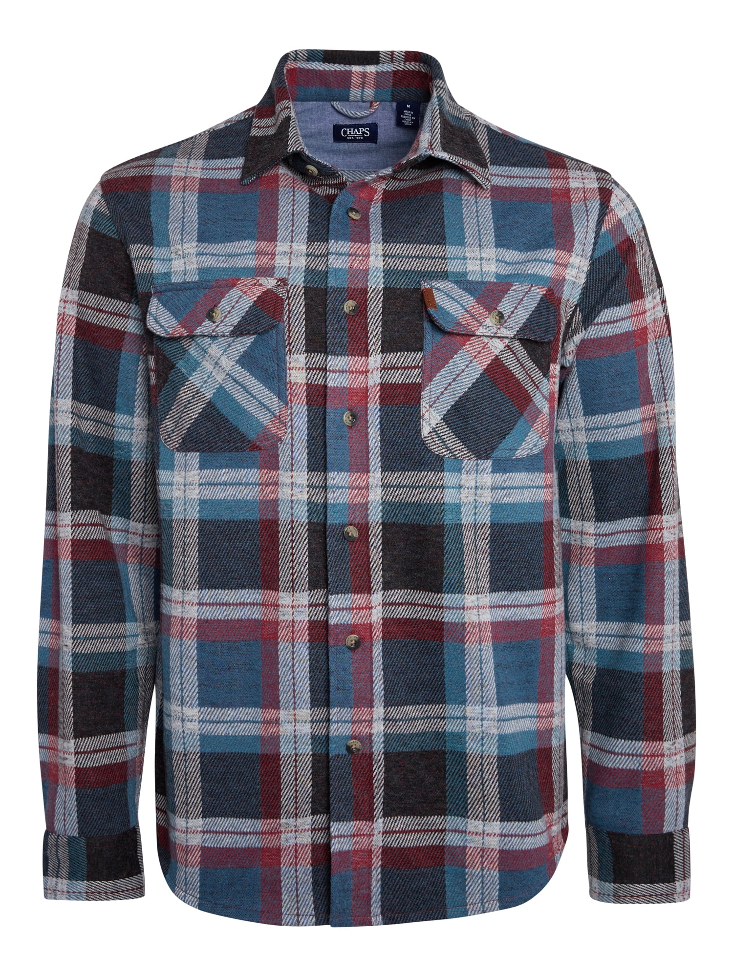 Chaps Men's & Big Men's Lakeland Flannel Shirt, Sizes S-3XL