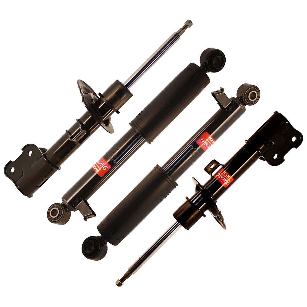Set of 2 Rear Shock Absorbers KYB 344663 for Kia Sorento Hyundai Santa
