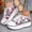 Red, variant on KEVCHE Halloween Womens Lace Up Round Toe Shoes, Casual Costume Footwear for Party Daily Wear with Comfortable Breathable Design, Festive Halloween Lace Up Shoes