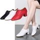 thumbnail image 2 of Zapatos de baile de cuero genuino para mujer, zapatos de baile latino para Salsa, suela suave, zapatos profesionales de Jazz y Tango para bailar, zapatillas de deporte para mujer, 2 of 5