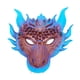 thumbnail image 1 of Máscara de cosplay de Halloween, máscara de dragón, máscara de animal para adultos, accesorios para fotos, cara aterradora púrpura, 1 of 9