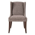 thumbnail image 3 of Better Homes & Gardens Windsor Upholstered Wingback Dining Chair 2 Pack, Truffle Brown and Walnut, 3 of 9