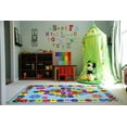 thumbnail image 2 of Tapis rectangle apprendre en s'amusant multicolore nylon, 2 of 2