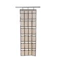 thumbnail image 3 of YBM Home Fabric Shoe Hanging Organizer with 24 Pockets for Closet and over the Door, Brown, 3 of 4