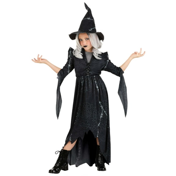 Girl's Gothic Stitch Witch Costume