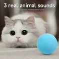 thumbnail image 2 of Juguetes para gatos de 3 colores, nueva bola de gravedad, juguetes de bola con sonido táctil inteligente, juguetes interactivos para mascotas, juguete con chirrido, juguetes de entrenamiento para masc, 2 of 2