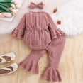 thumbnail image 7 of mgoYE Baby Girl Clothes Toddler Infant Fall Winter Outfits Romper Newborn 0 3 6 9 12 18 Months Girls’Clothing Set, 7 of 7