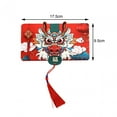 thumbnail image 2 of HILABEE Chinese Lunar New Year Red Envelope Red Packet Gifts 2024 Wishes Hong Bao Lucky Money for Wedding New Year 2 Card Slots, 2 of 9