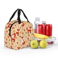 thumbnail image 3 of Kdxio Cute Foxes Print Insulated Lunch Bag,Reusable Tote Lunch Box for Women Men,Leakproof Cooler Lunch Bags for Work Office Travel Picnic, 3 of 6