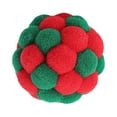 thumbnail image 1 of Juguetes interactivos para gatos con cascabeles, sonidos divertidos y pelotas que chirrían. Juguetes KICKER para gatos y cachorros. rojo verde, 1 of 9