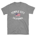 thumbnail image 1 of Temple City California Patriot Men's Cotton T-Shirt, 1 of 1