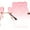 Gold Pink, variant on Child Size Kids Panda Bear Rimless Fun Party Shade Sunglasses Gold Brown