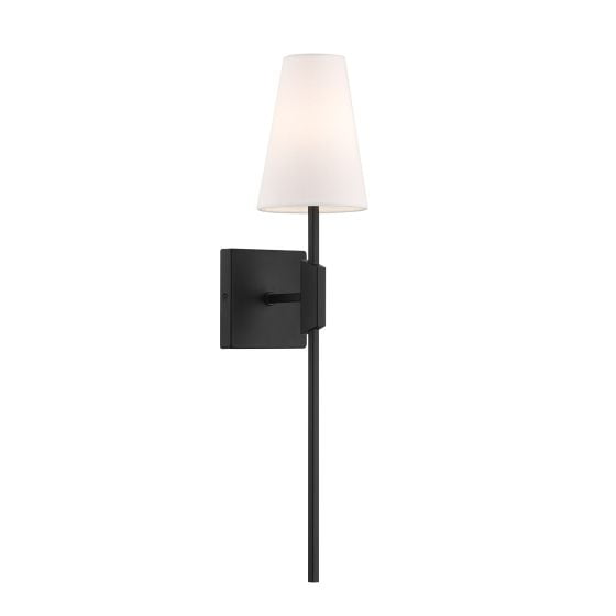 Meridian M90114MBK 1-Light Wall Sconce in Matte Black