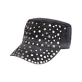 thumbnail image 2 of HuangHuanChen Women's Sparkle Studded Baseball Cap Gem Bling Ponytail Cap Adjustable Trucker Hat Outdoors Sun Cap Breathable Baseball Cap For Women Men Sequins Casual Sun Hat Black One Size, 2 of 3