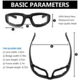 thumbnail image 4 of 3 Pair Motorcycle Riding Glasses Padding Goggles UV Protection Dustproof Windproof Motorcycle Sunglasses for Outdoor Actives, 4 of 12