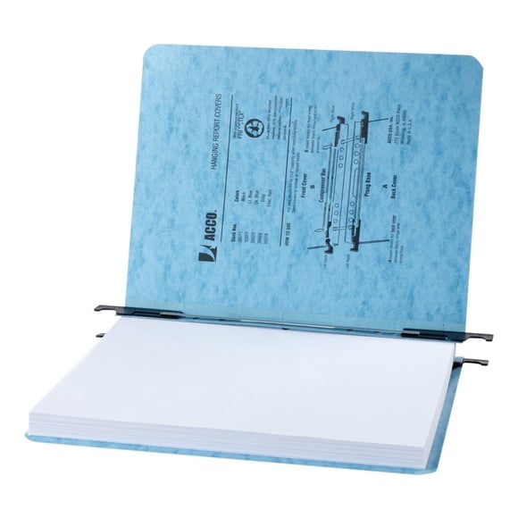 Funda colgante para informes ACCO 35072 con capacidad de 2 pulgadas, color azul claro