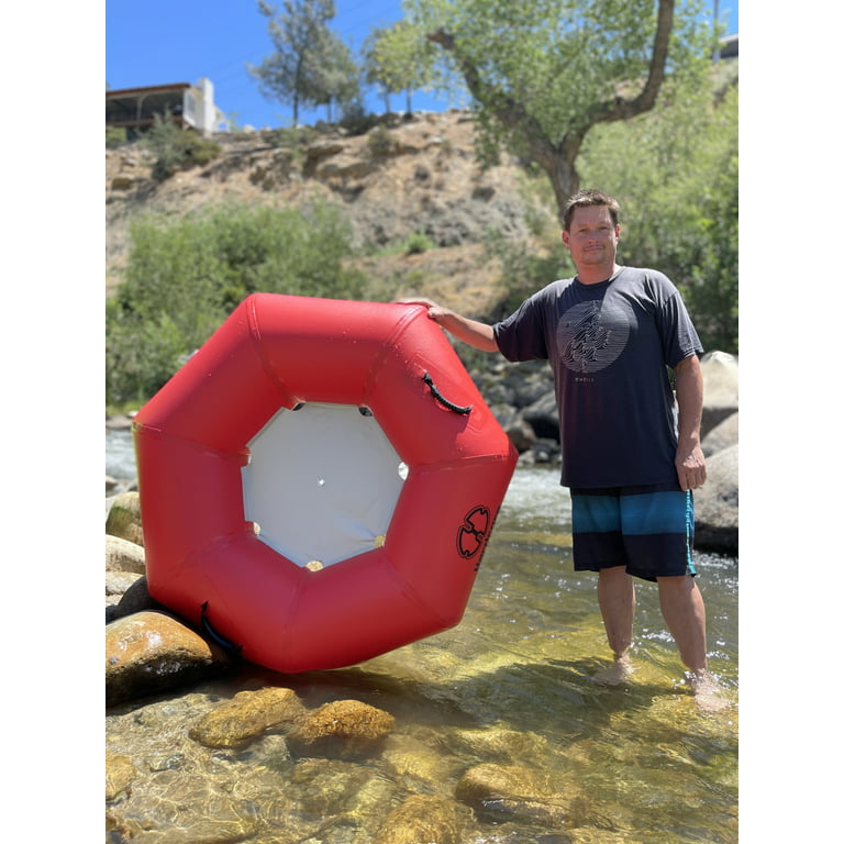 Hardcore Ultimate Rafting Tube | Whitewater River Tube | Large 50 inch Red River Tubes