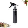 thumbnail image 2 of Botella pulverizadora de aleación de aluminio negro de 250 ml, pulverizador de agua vacío para salón, rellenable, atomizador, dispensador multifuncional, herramientas para desinfección de jardines., 2 of 5