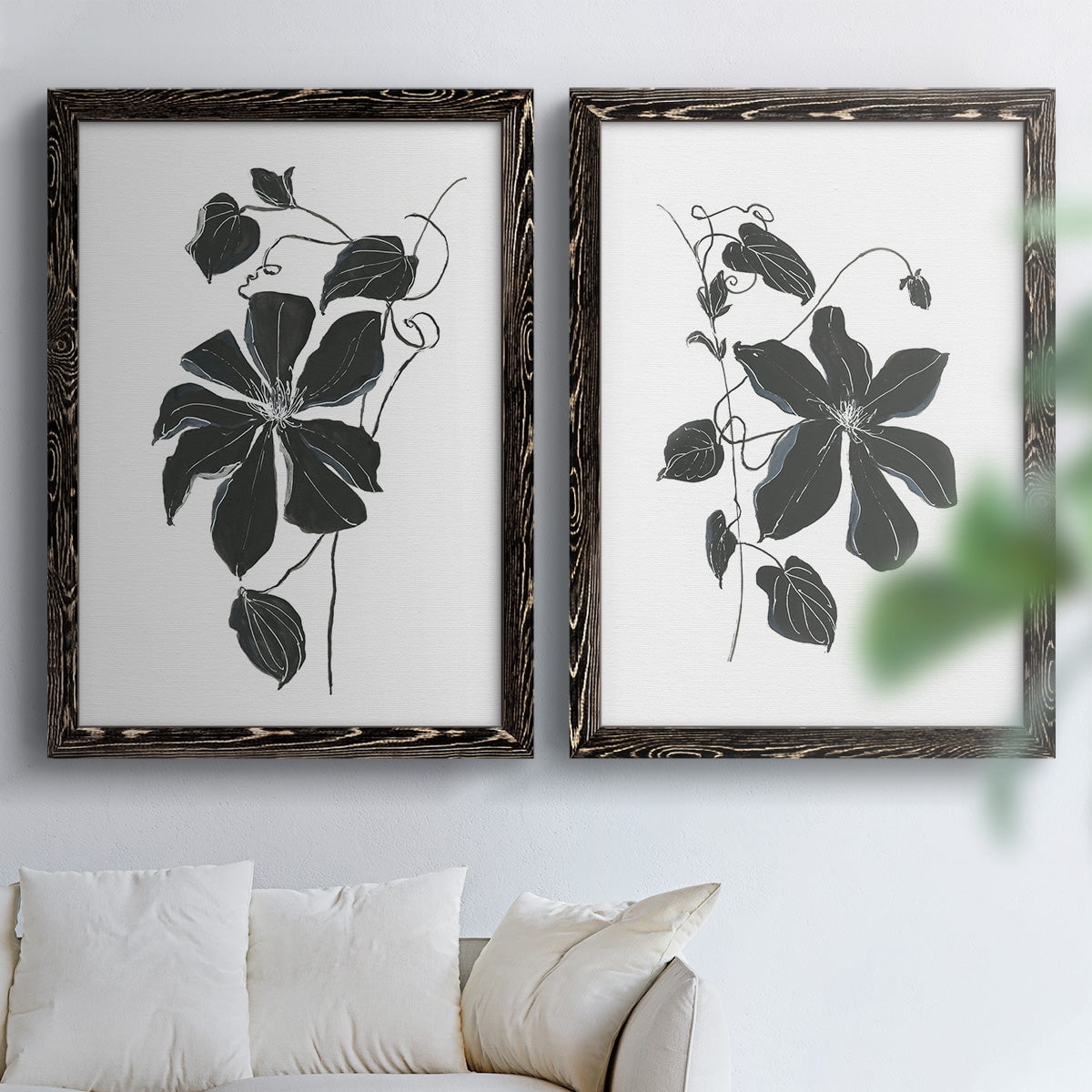 Midnight Climber I - Premium Framed Canvas 2 Piece Set - Ready to Hang