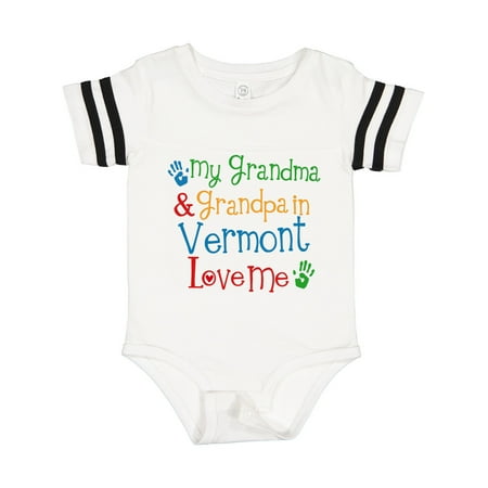 

Inktastic Vermont Grandma Loves Me Gift Baby Boy or Baby Girl Bodysuit