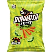 Doritos Dinamita Sticks Fiery Lime Flavored Snack Chips, 9 oz Bag