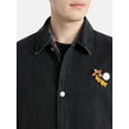thumbnail image 5 of Netflix Stranger Things Washed Cotton Denim Jacket from No Boundaries, Men’s and Big Men’s, 5 of 6