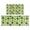 St. Patrick's Day-2, variant on St. Patrick's Day and Hearts Kitchen Rugs Set Of 2 (L-Shape), 17"X30"+17"X47" Anti-Fatigue, Non-Slip Washable for Kitchen