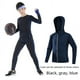 thumbnail image 5 of Traje de fitness para niños Mallas de manga larga Mallas deportivas elásticas Baloncesto Fútbol Base Mallas de secado rápido Mallas para hombres, 5 of 5