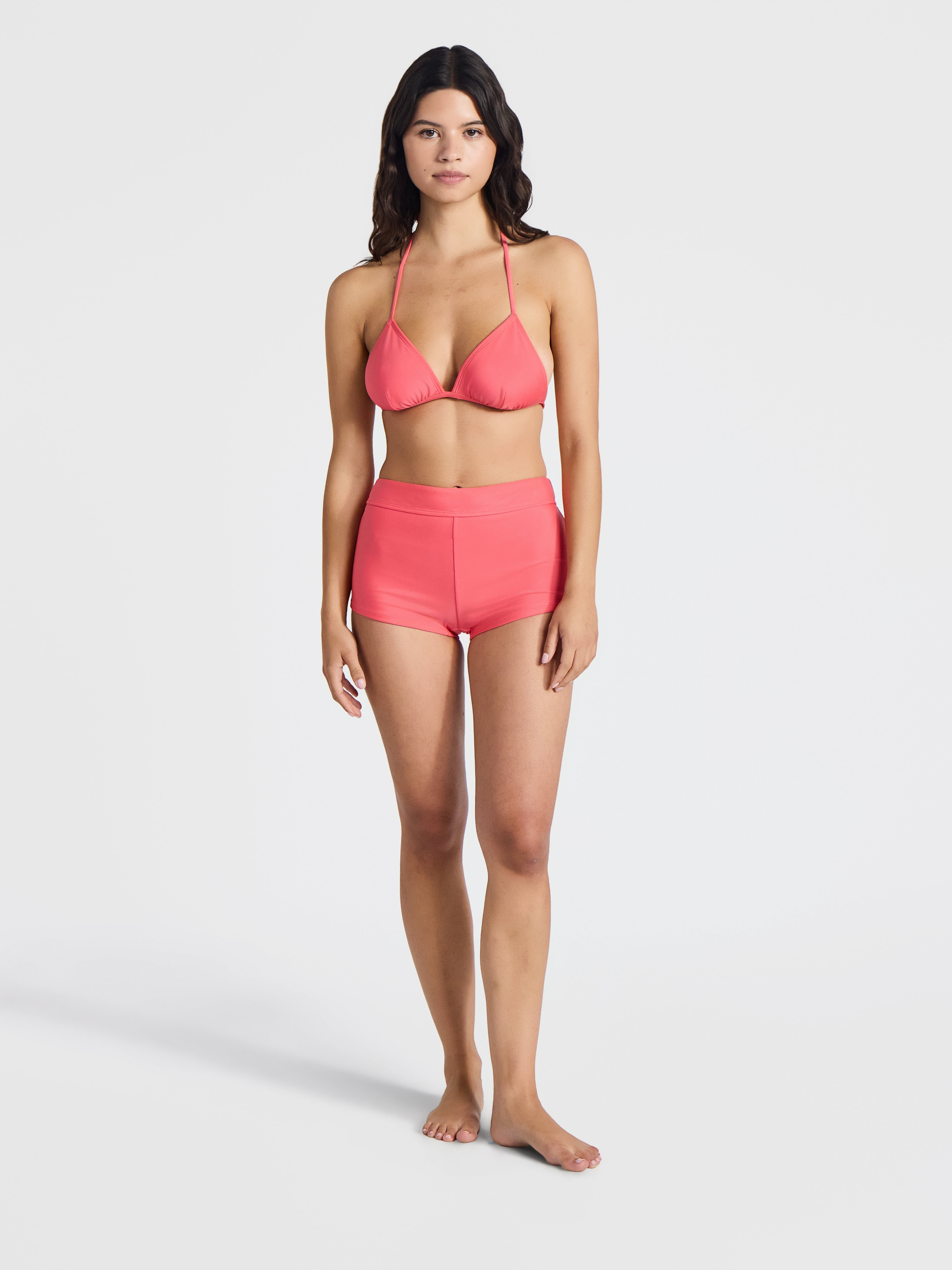 No Boundaries Coral Triangle Bikini Top, Women’s