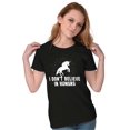 thumbnail image 4 of I Dont Believe in Humans Unicorn Womens Fitted Plus Size Graphic Tee Brisco Brands 2X, 4 of 5