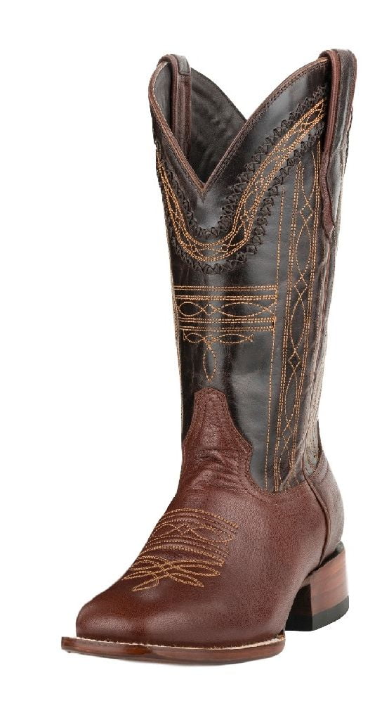 Stetson Western Boots Mens Denver Stitching Brown 1202018500107 BR