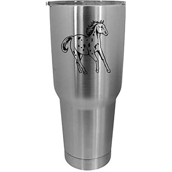 Appaloosa Body - Alternate Horse Themed Etched 30oz Stainless Steel Tumbler