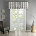 thumbnail image 2 of Andora Faux Silk Embroidered Window Valance White 50x18", 2 of 4