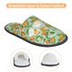 thumbnail image 3 of Fotbe Tangerine Pantuflas Peludas para Mujer con Estampado, Zapatillas de Peluche, Zapatos de Invierno para Casa, Uso Interior y Exterior-Medium, 3 of 8