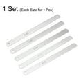 thumbnail image 3 of Uxcell 5 Pack Metric Steel Feeler Gauge, 0.4mm-0.6mm Thickness Filler Gauge,Valves, Guitar Gauge Gage Measuring Tool, 3 of 7