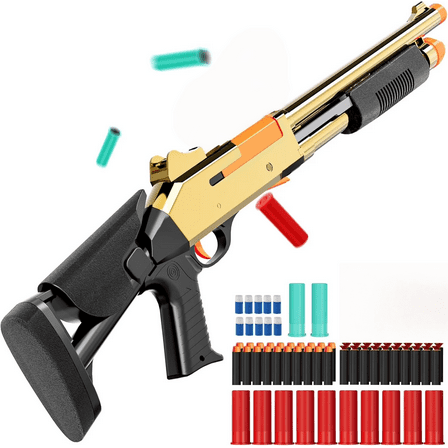 Foam Dart Blasters 30-inch Soft Bullets Shell Ejecting Design for Indoor and Outdoor Play 14  Years