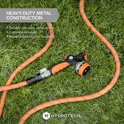 HydroTech Heavy Duty 8-Pattern Firemans Hose Nozzle